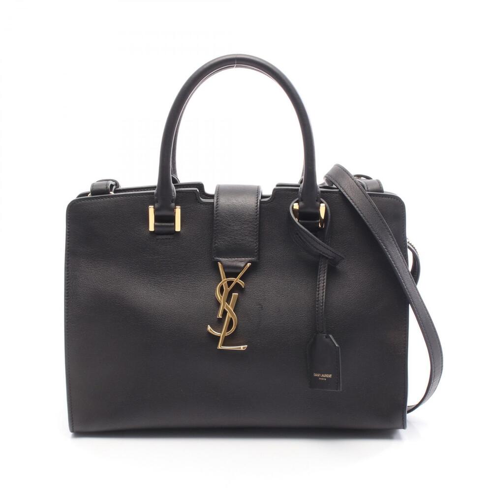 Yves Saint Laurent Baby Cabas YSL handbag leather black